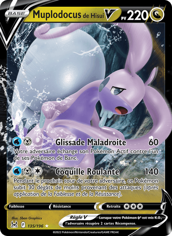 Muplodocus de Hisui V, card 135 from Origine Perdue