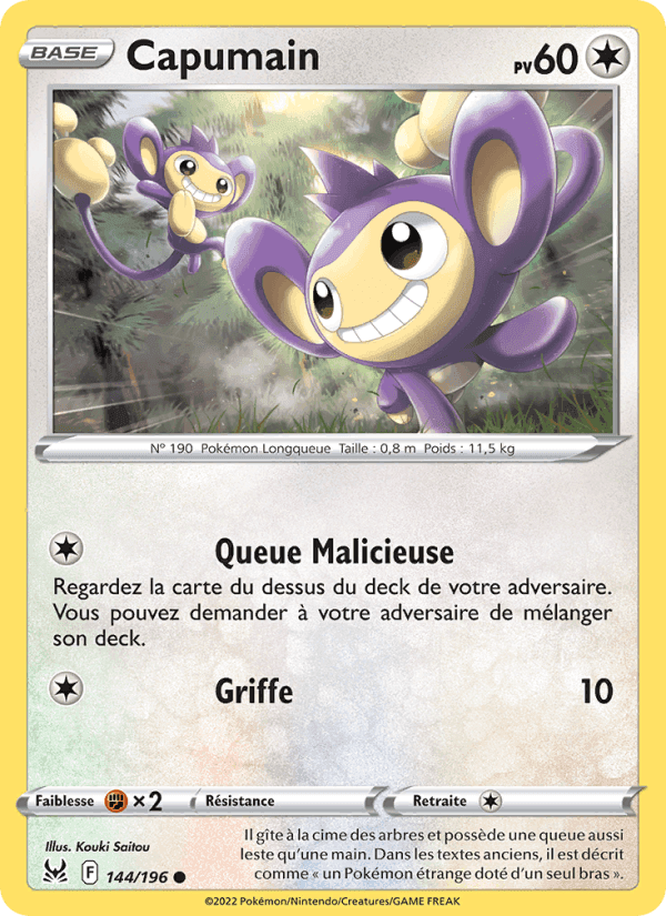 Capumain, card 144 from Origine Perdue