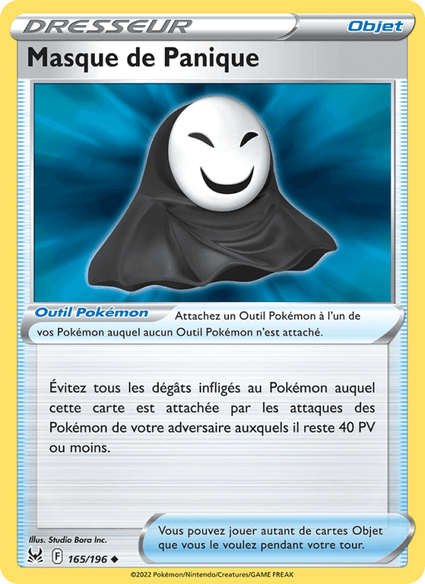 Masque de Panique, card 165 from Origine Perdue