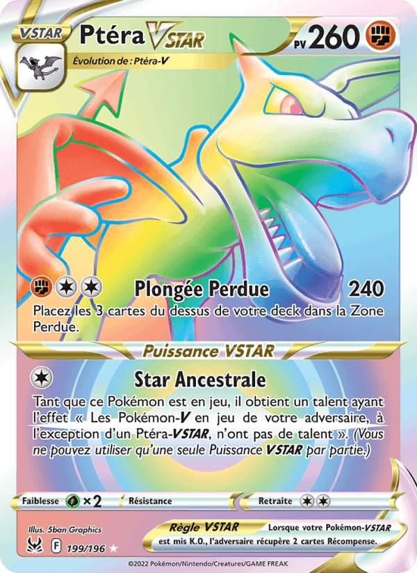 Ptéra VSTAR, carte 199 de Origine Perdue
