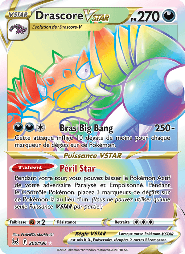 Drascore VSTAR, carte 200 de Origine Perdue