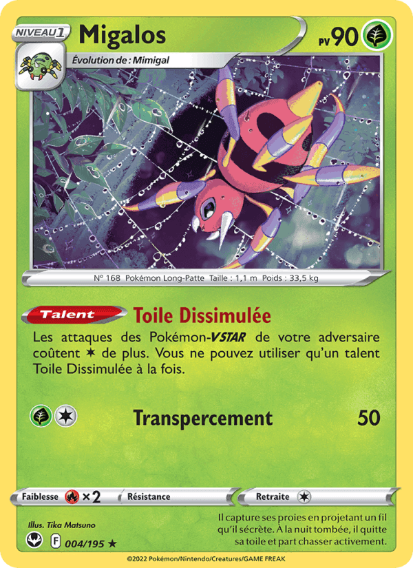 Migalos, carta 004 di Tempête Argentée