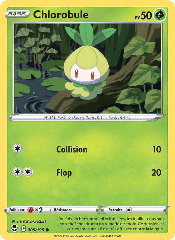 Chlorobule, carte 009 de Tempête Argentée