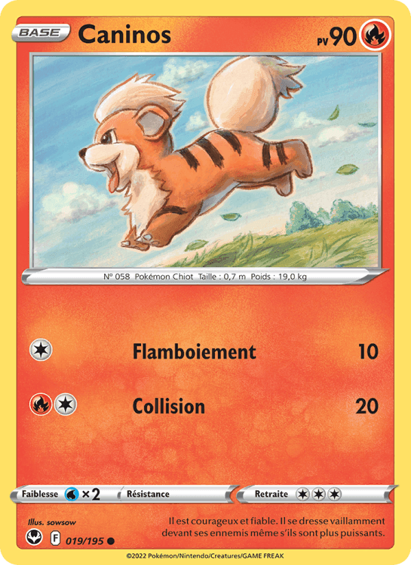 Caninos, carte 019 de Tempête Argentée