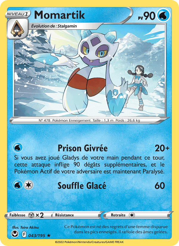 Momartik, carte 043 de Tempête Argentée