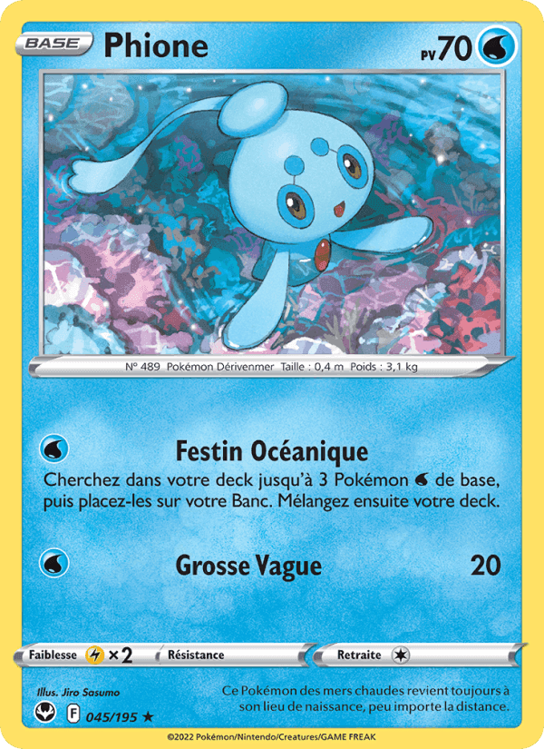Phione, carta 045 de Tempête Argentée