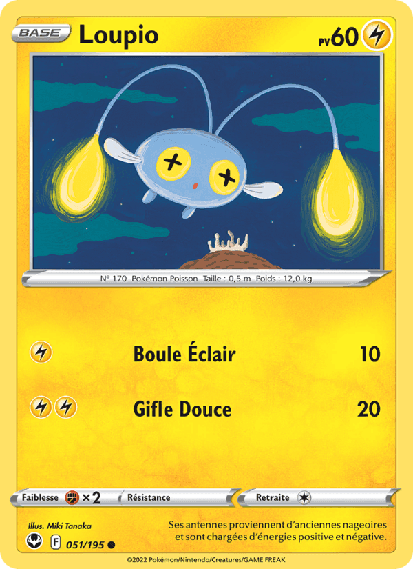 Loupio, card 051 from Tempête Argentée