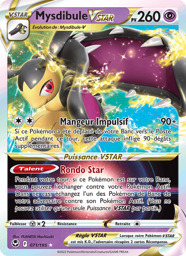 Mysdibule VSTAR, card 071 from Tempête Argentée