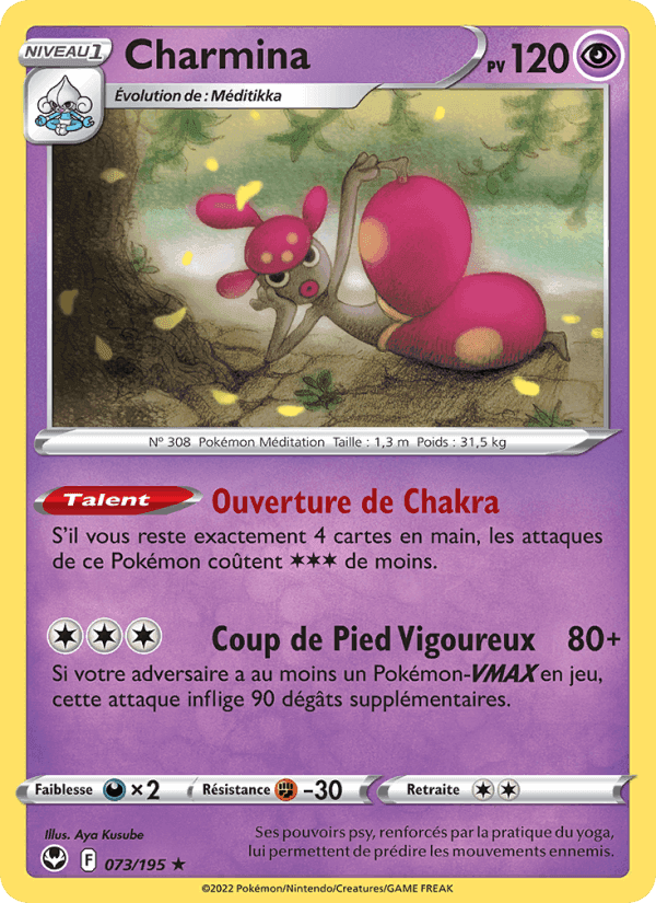 Charmina, carte 073 de Tempête Argentée