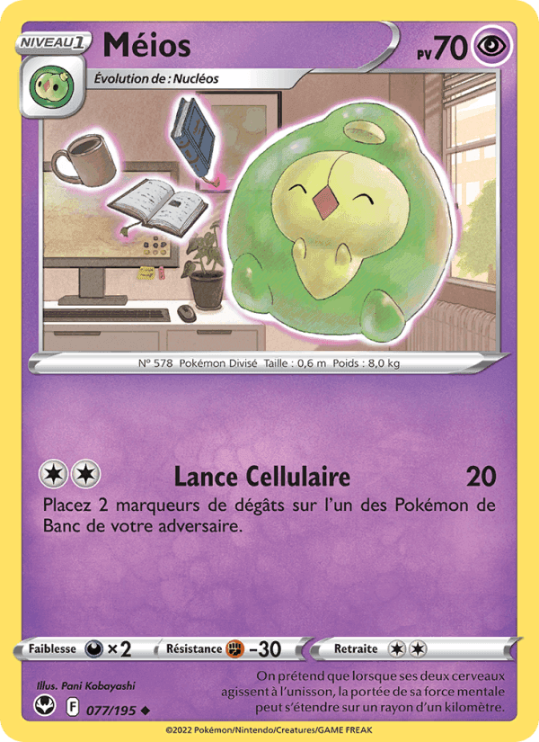 Méios, carte 077 de Tempête Argentée