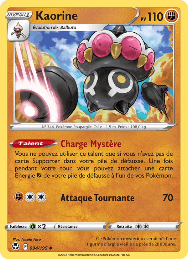 Kaorine, carte 094 de Tempête Argentée