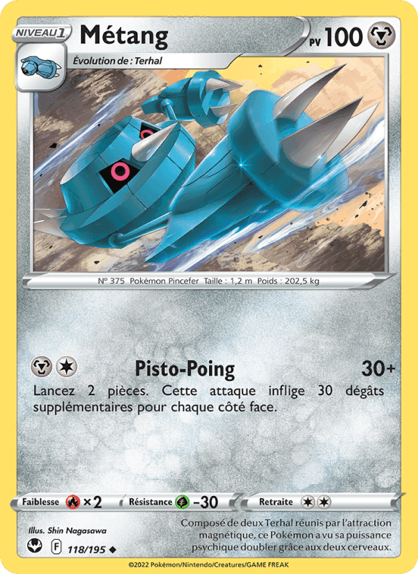 Métang, card 118 from Tempête Argentée