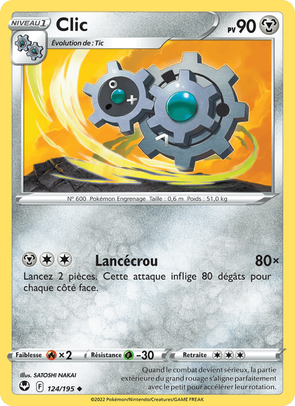 Clic, carte 124 de Tempête Argentée