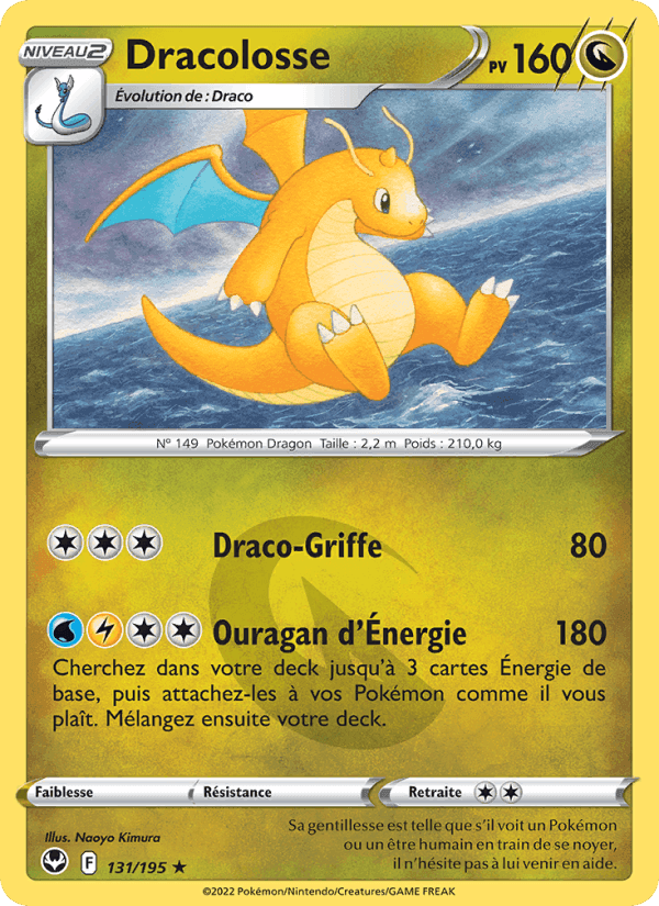 Dracolosse, card 131 from Tempête Argentée