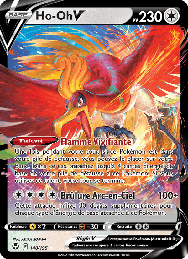 Ho-Oh V, carte 140 de Tempête Argentée