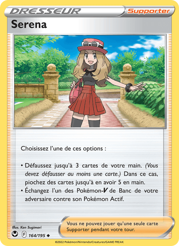 Serena, card 164 from Tempête Argentée