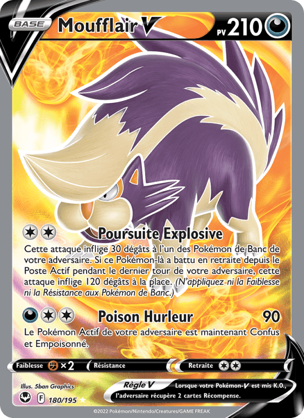 Moufflair V, card 180 from Tempête Argentée