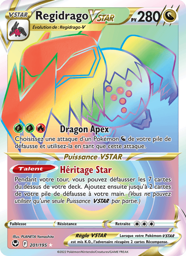 Regidrago VSTAR, carte 201 de Tempête Argentée