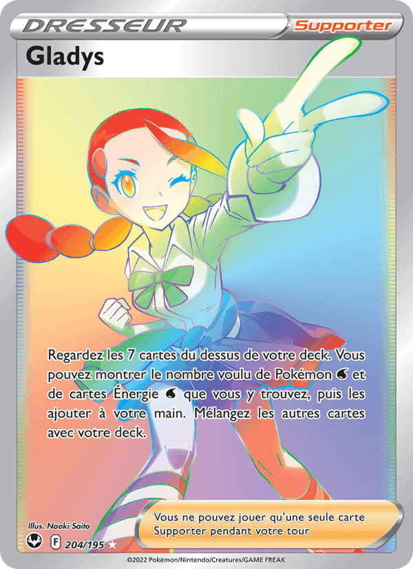 Gladys, card 204 from Tempête Argentée