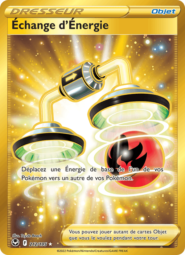 Échange d'Énergie, card 212 from Tempête Argentée