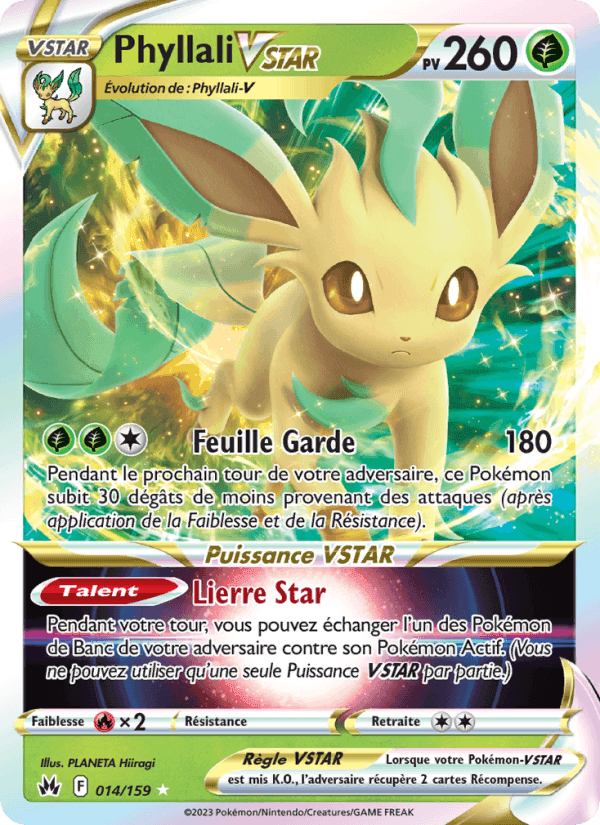 Phyllali VSTAR, card 014 from Zénith Suprême