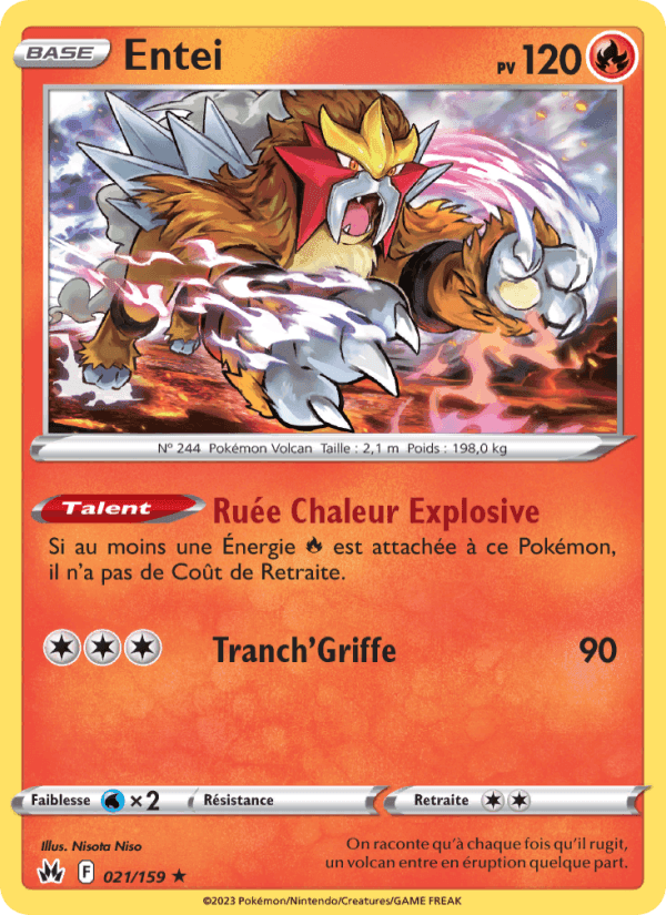 Entei, carte 021 de Zénith Suprême