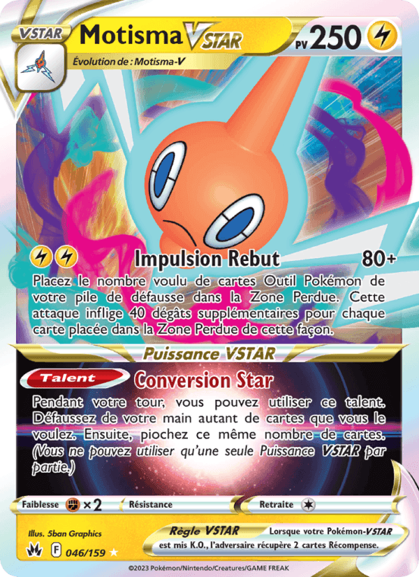 Motisma VSTAR, carta 046 de Zénith Suprême