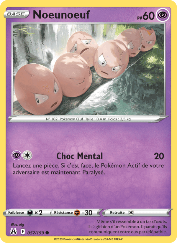 Noeunoeuf, carte 057 de Zénith Suprême