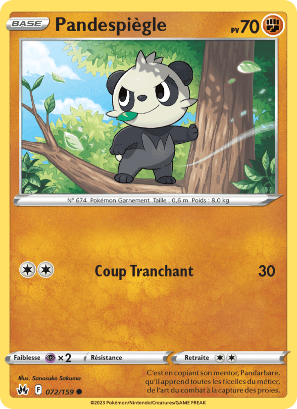 Pandespiègle, card 072 from Zénith Suprême