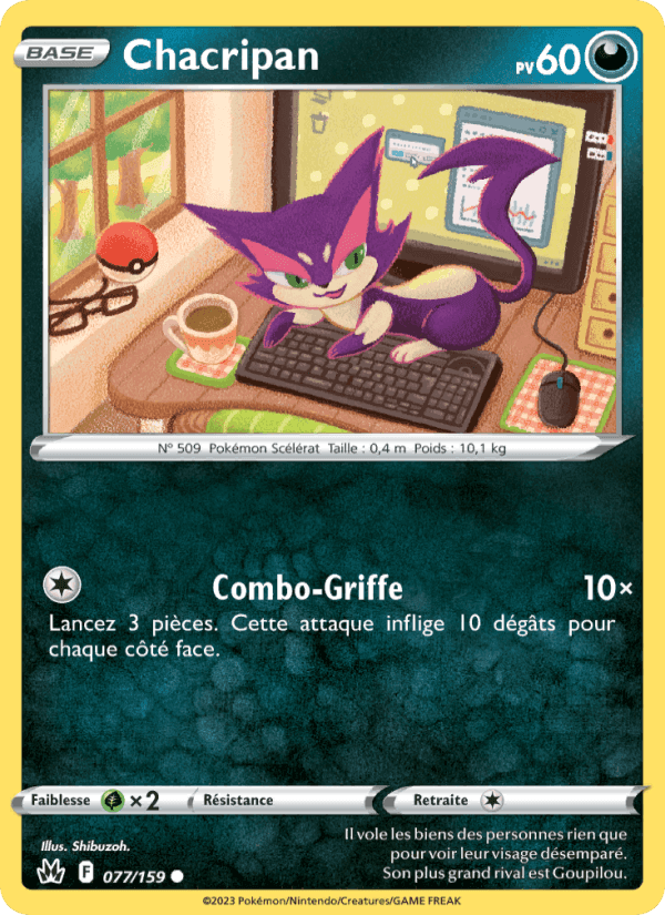Chacripan, carte 077 de Zénith Suprême