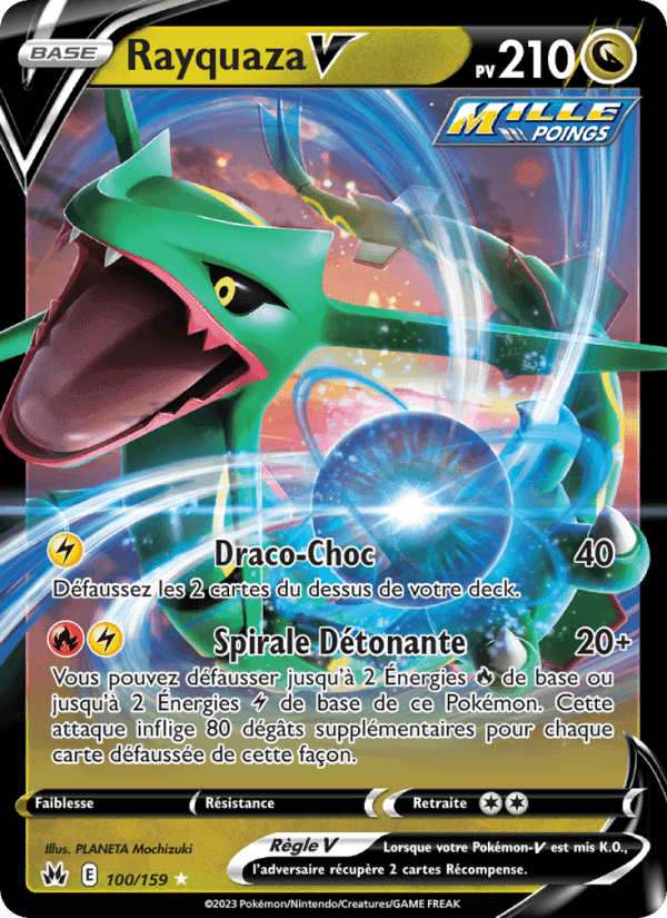 Rayquaza V, carte 100 de Zénith Suprême