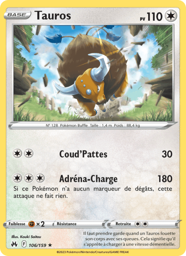 Tauros, carta 106 di Zénith Suprême