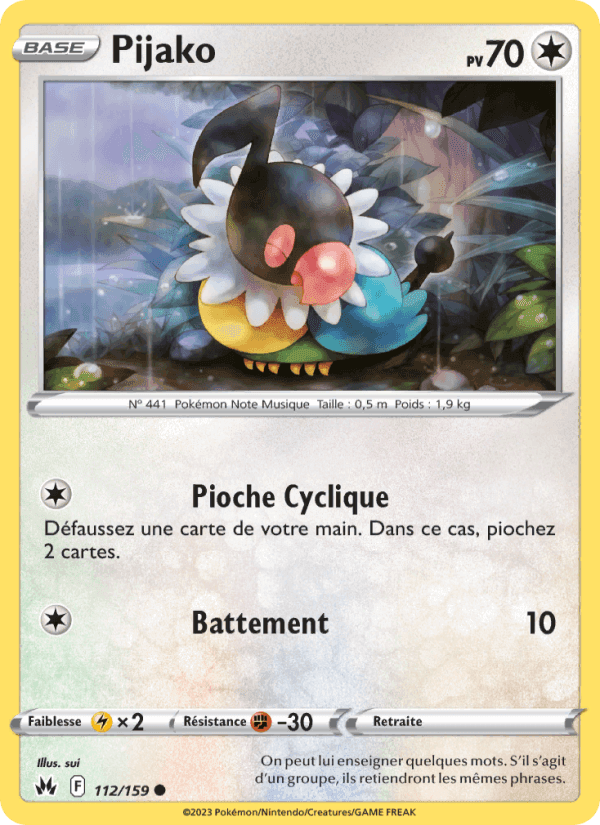 Pijako, carte 112 de Zénith Suprême