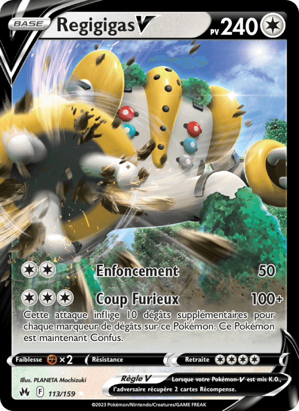 Regigigas V, card 113 from Zénith Suprême