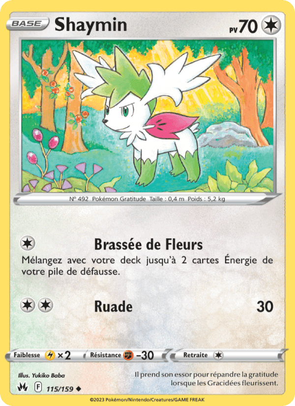 Shaymin, carte 115 de Zénith Suprême