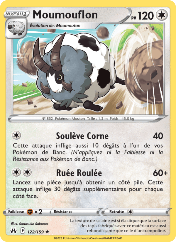 Moumouflon, carte 122 de Zénith Suprême