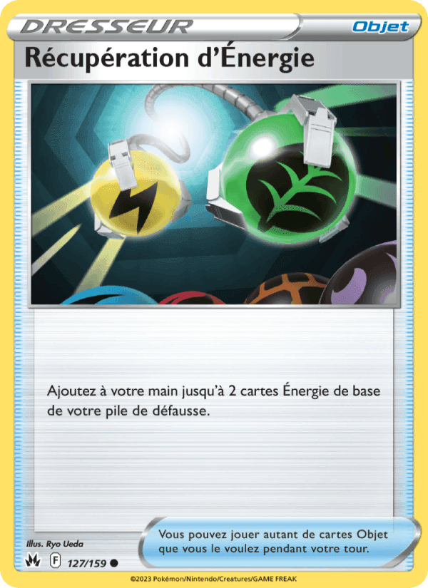 Récupération d'Énergie, carte 127 de Zénith Suprême