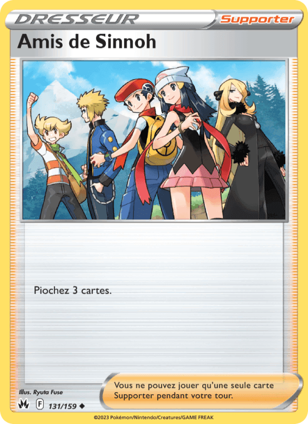 Amis de Sinnoh, carte 131 de Zénith Suprême