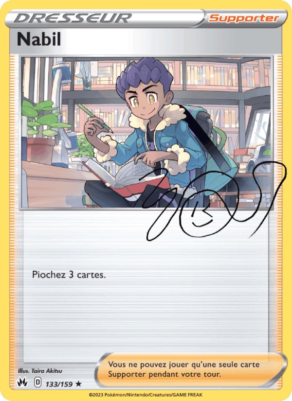 Nabil, card 133 from Zénith Suprême