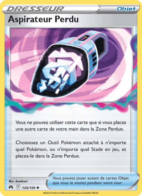 Aspirateur Perdu, carte 135 de Zénith Suprême