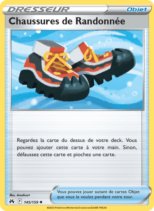 Chaussures de Randonnée, carte 145 de Zénith Suprême