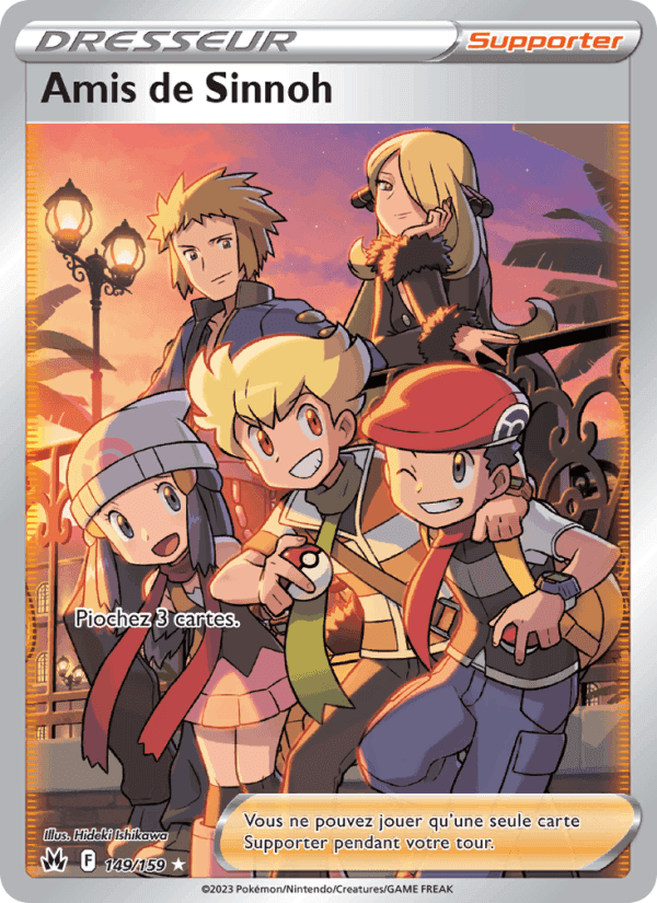 Amis de Sinnoh, carte 149 de Zénith Suprême