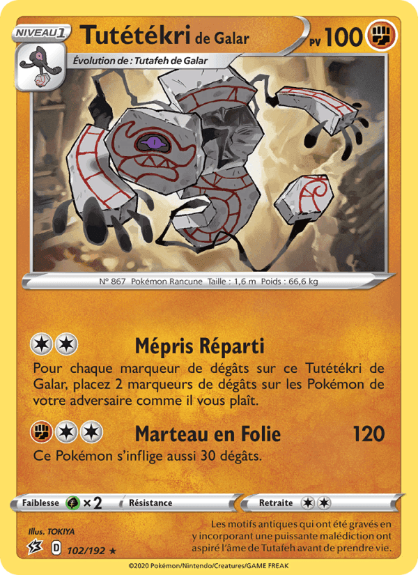 Tutétékri de Galar, card 102 from Clash des Rebelles