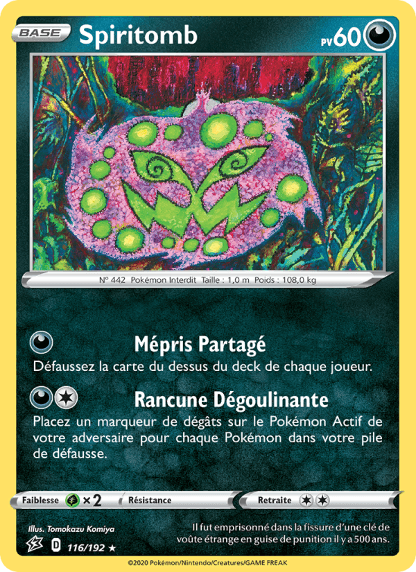 Spiritomb, carte 116 de Clash des Rebelles