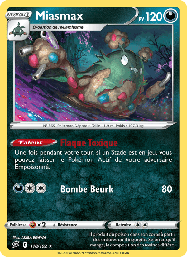 Miasmax, card 118 from Clash des Rebelles