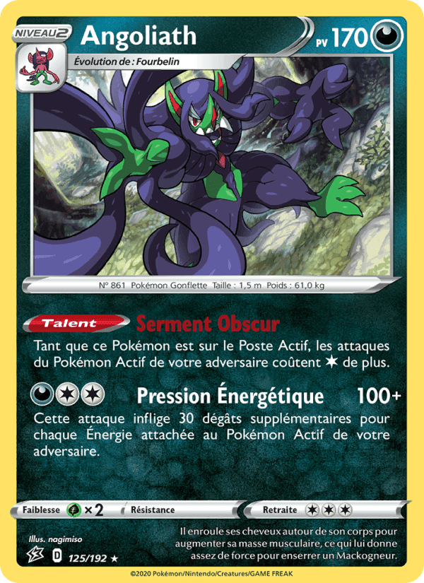 Angoliath, card 125 from Clash des Rebelles