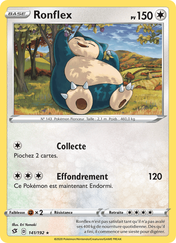 Ronflex, card 141 from Clash des Rebelles