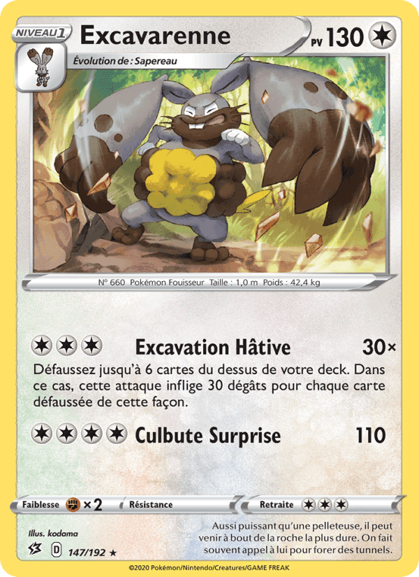 Excavarenne, card 147 from Clash des Rebelles