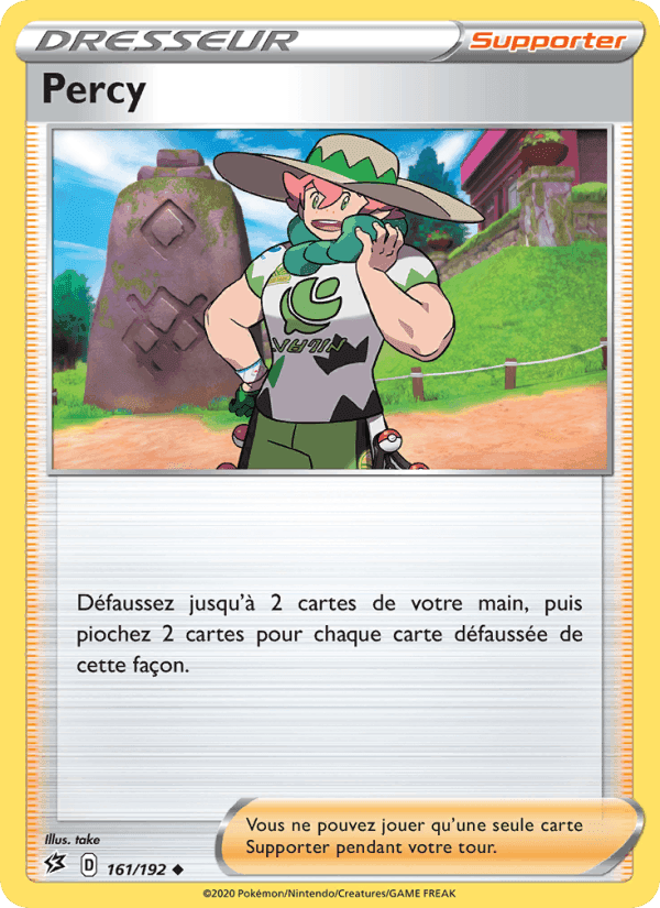 Percy, carte 161 de Clash des Rebelles