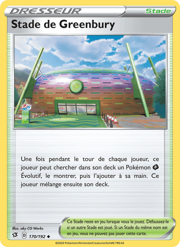 Stade de Greenbury, card 170 from Clash des Rebelles